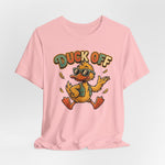 Duck Off Funny Retro Tee