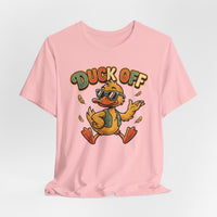Duck Off Funny Retro Tee
