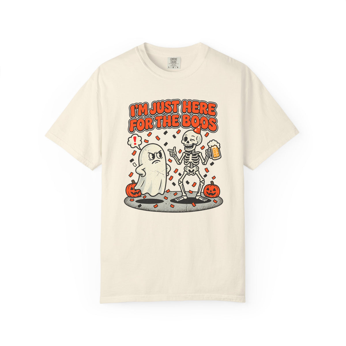 I'm Just Here for the Boos Funny Halloween Tee