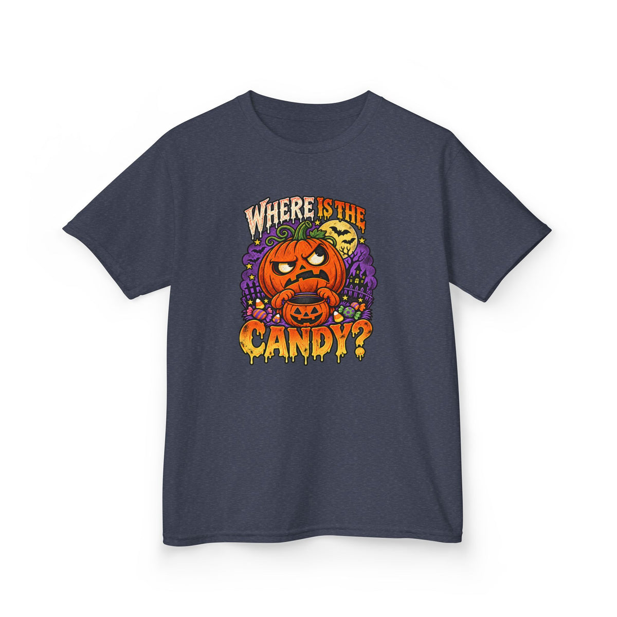 Where Is The Candy? Kids Halloween Trick-or-Treating T-Shirt