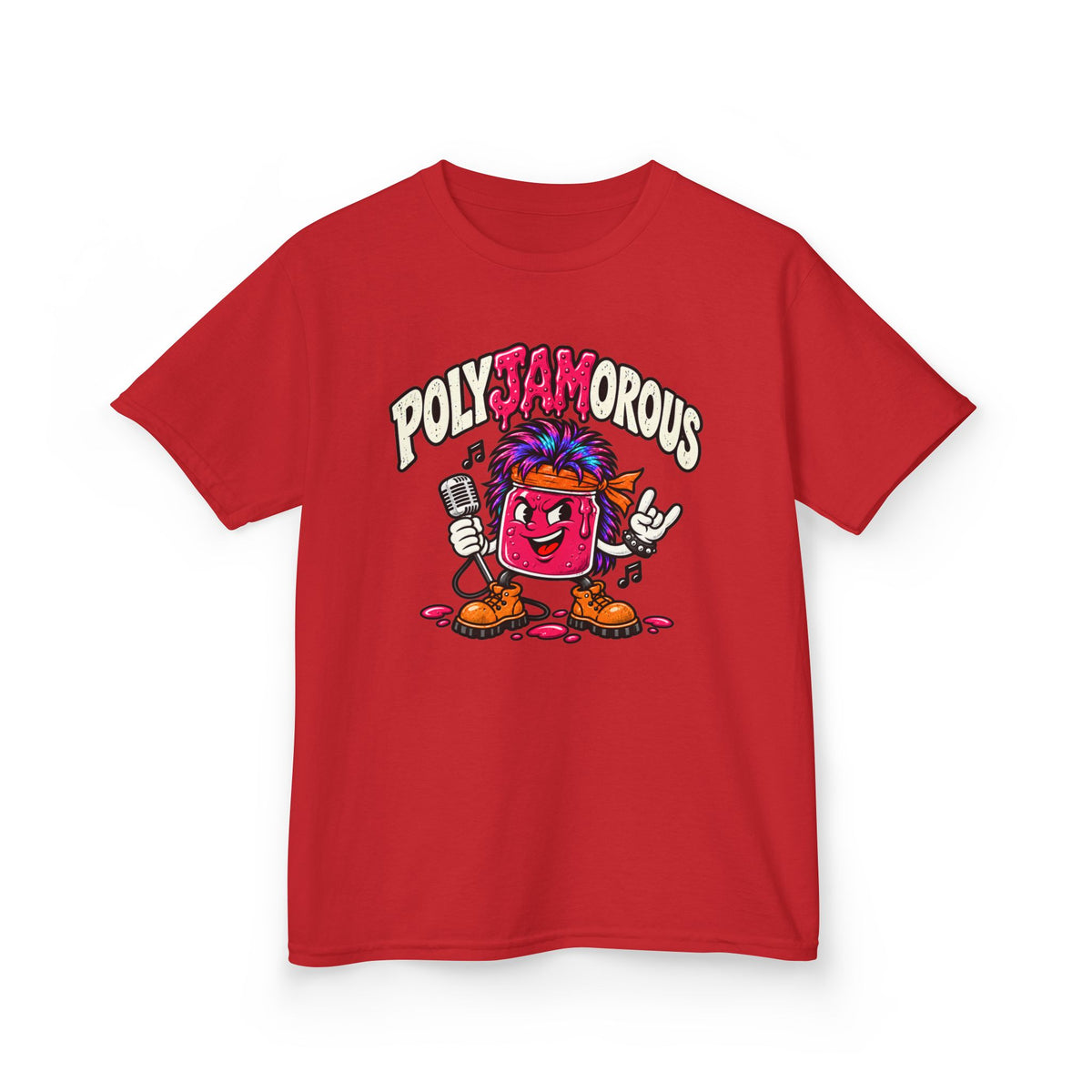 PolyJamorous Funny Retro Kids T-Shirt