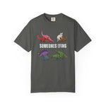 Someone's Lying Funny Dinosaur Tee