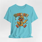 Duck Off Funny Retro Tee
