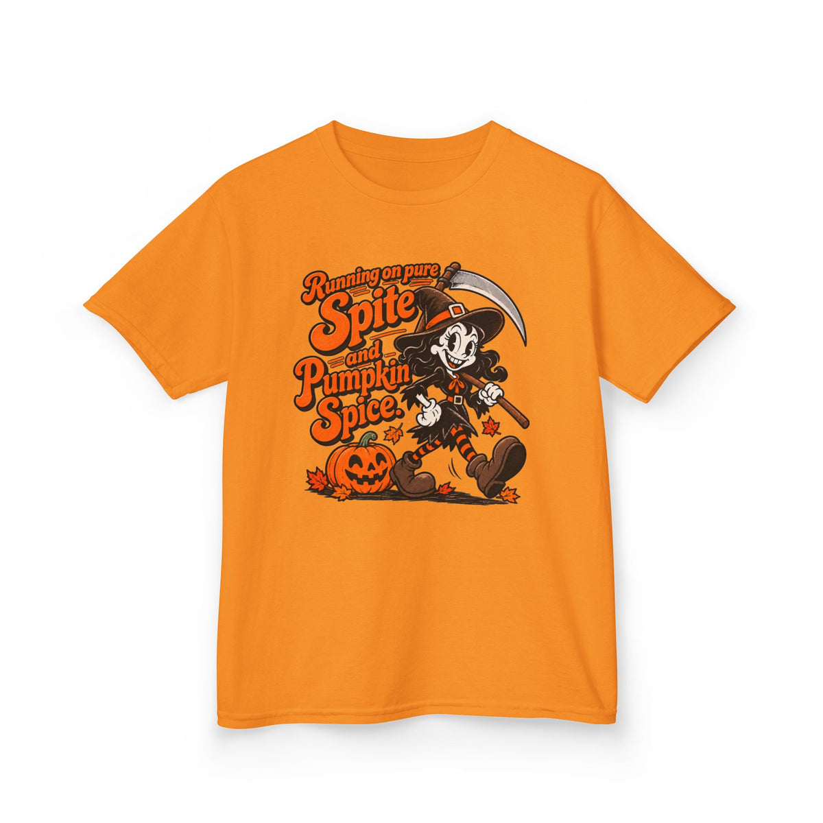 Running on Spite & Pumpkin Spice Holloween Tee