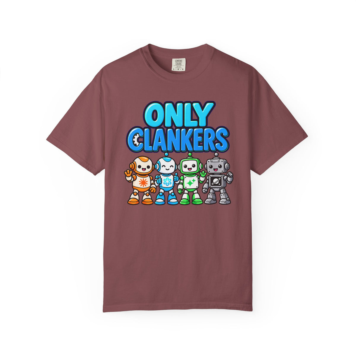 OnlyClankers AI Joke T-Shirt