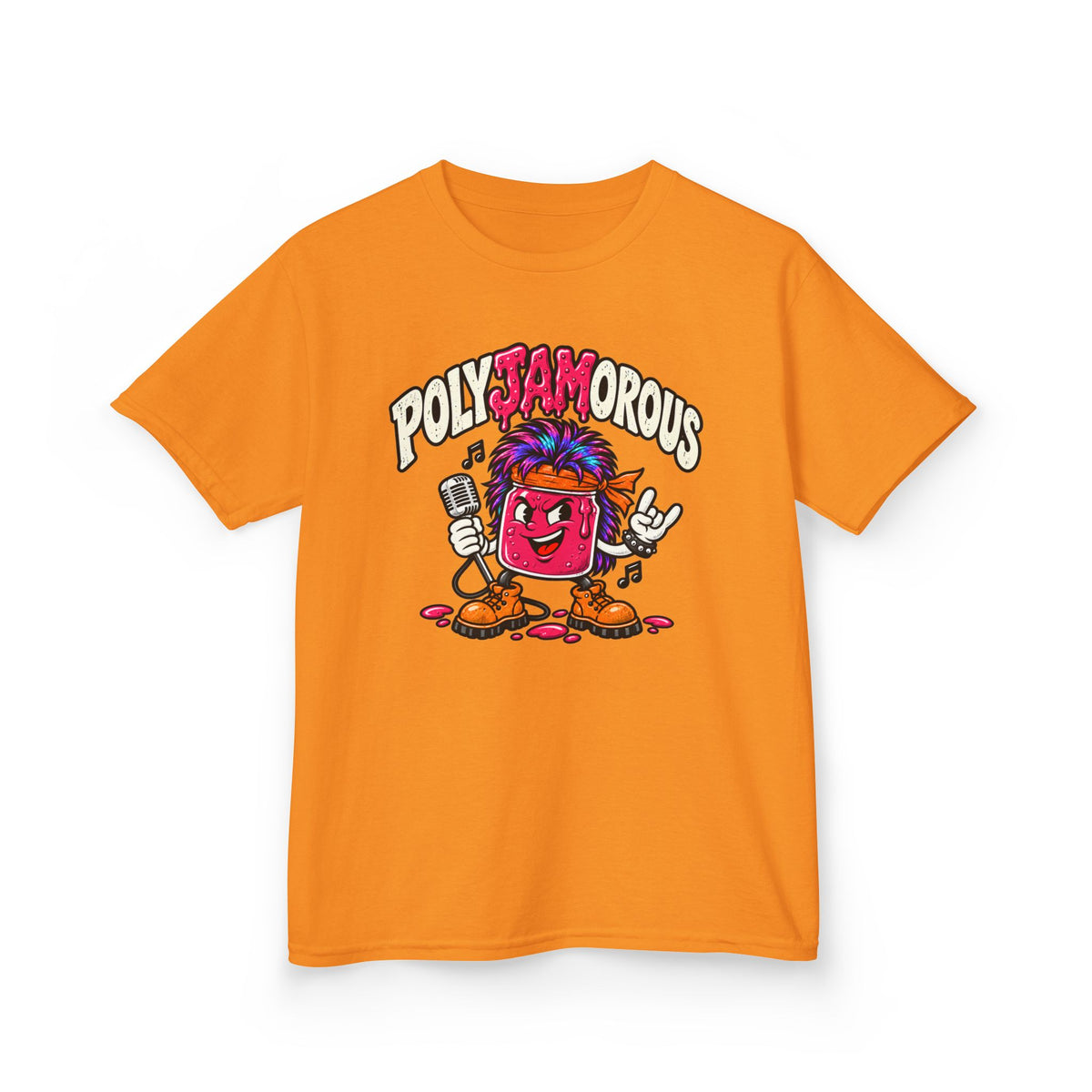 PolyJamorous Funny Retro Kids T-Shirt