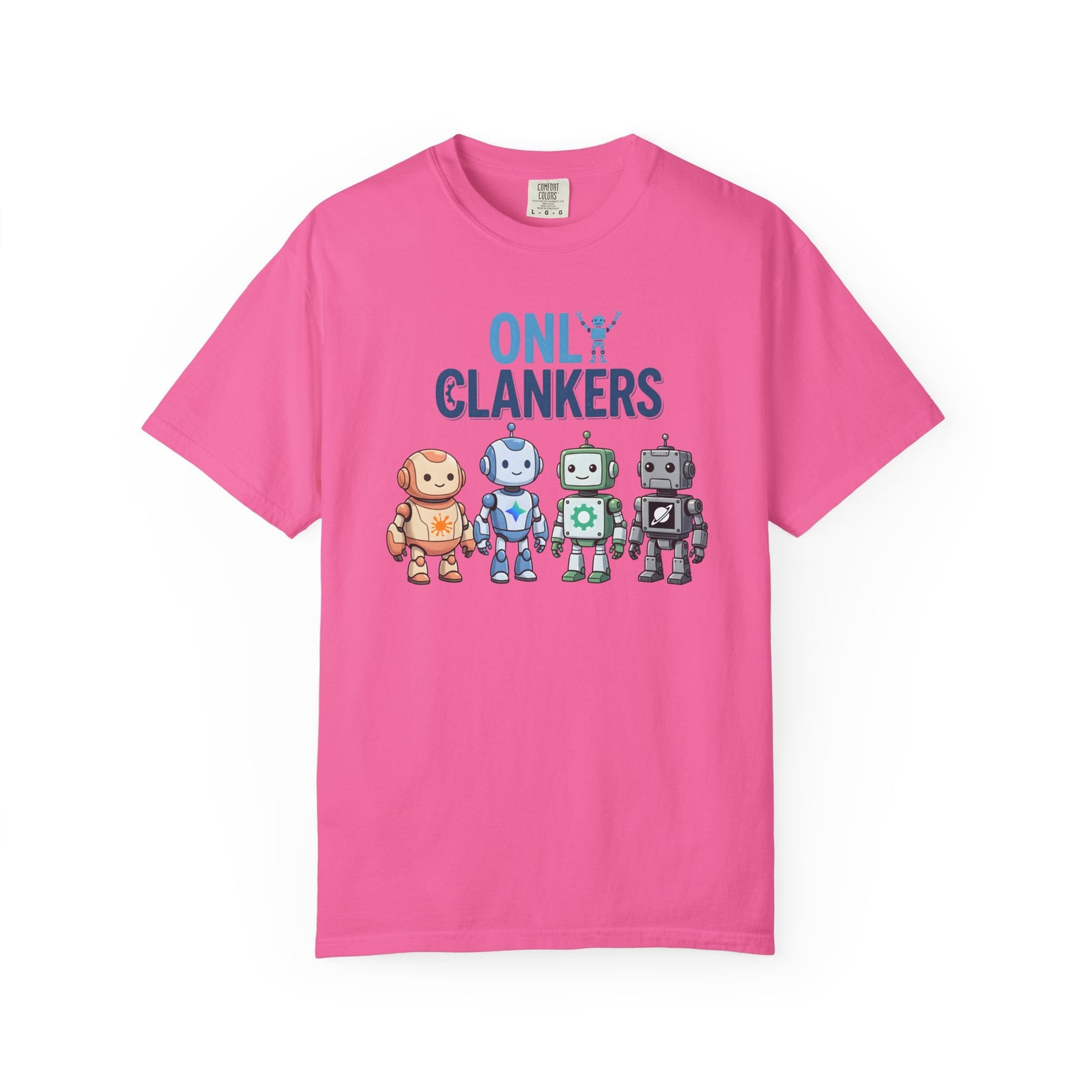 OnlyClankers AI Joke T-Shirt