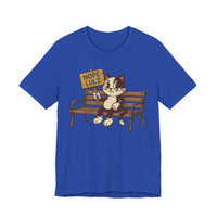 Nope Lulz Funny Retro Cat Tee