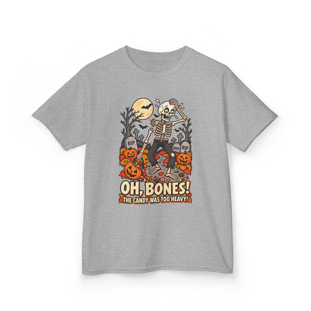 Oh, Bones! The Candy Was Too Heavy Trick-or-Treat Shirt