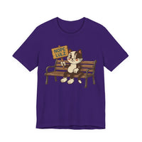 Nope Lulz Funny Retro Cat Tee