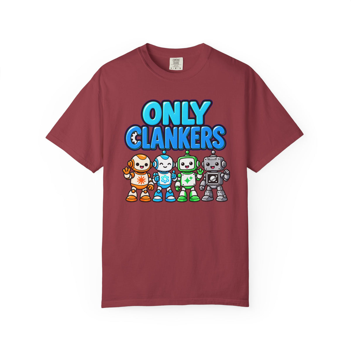 OnlyClankers AI Joke T-Shirt