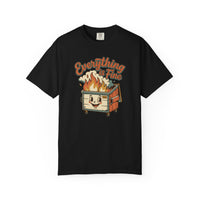 Everything Is Fine Funny Retro T-Shirt