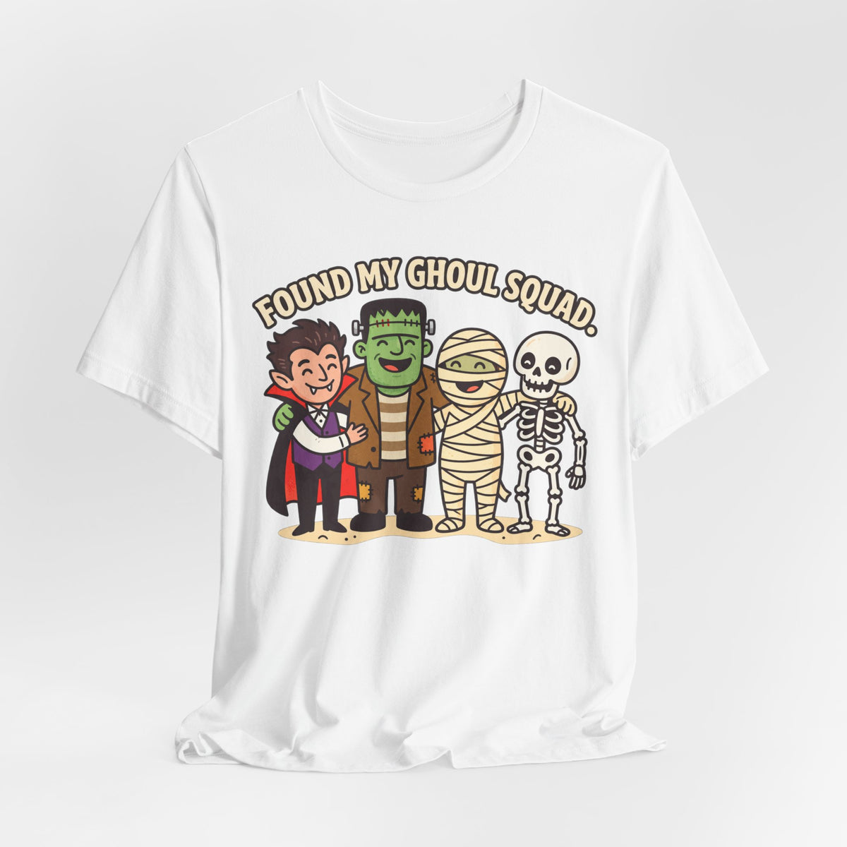 Found My Ghoul Squad Cute Halloween T-Shirt
