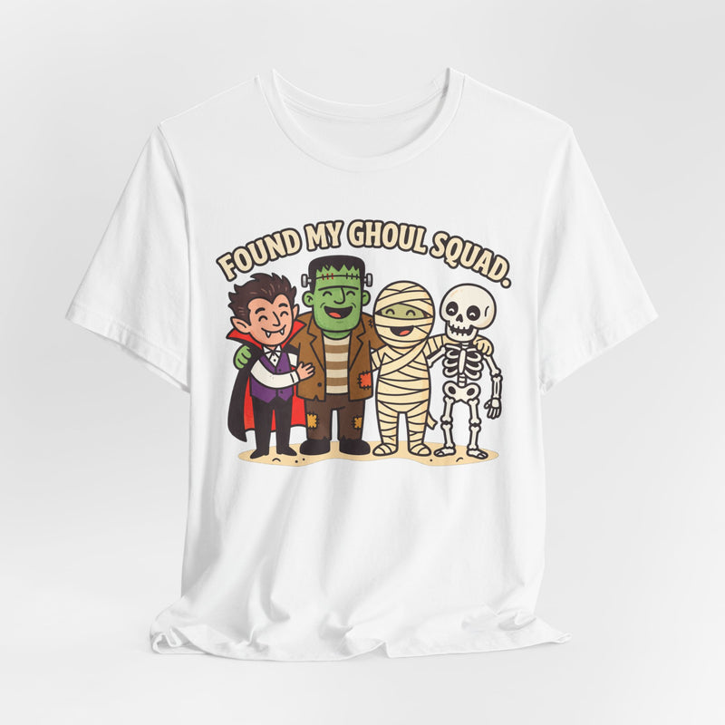 Found My Ghoul Squad Cute Halloween T-Shirt