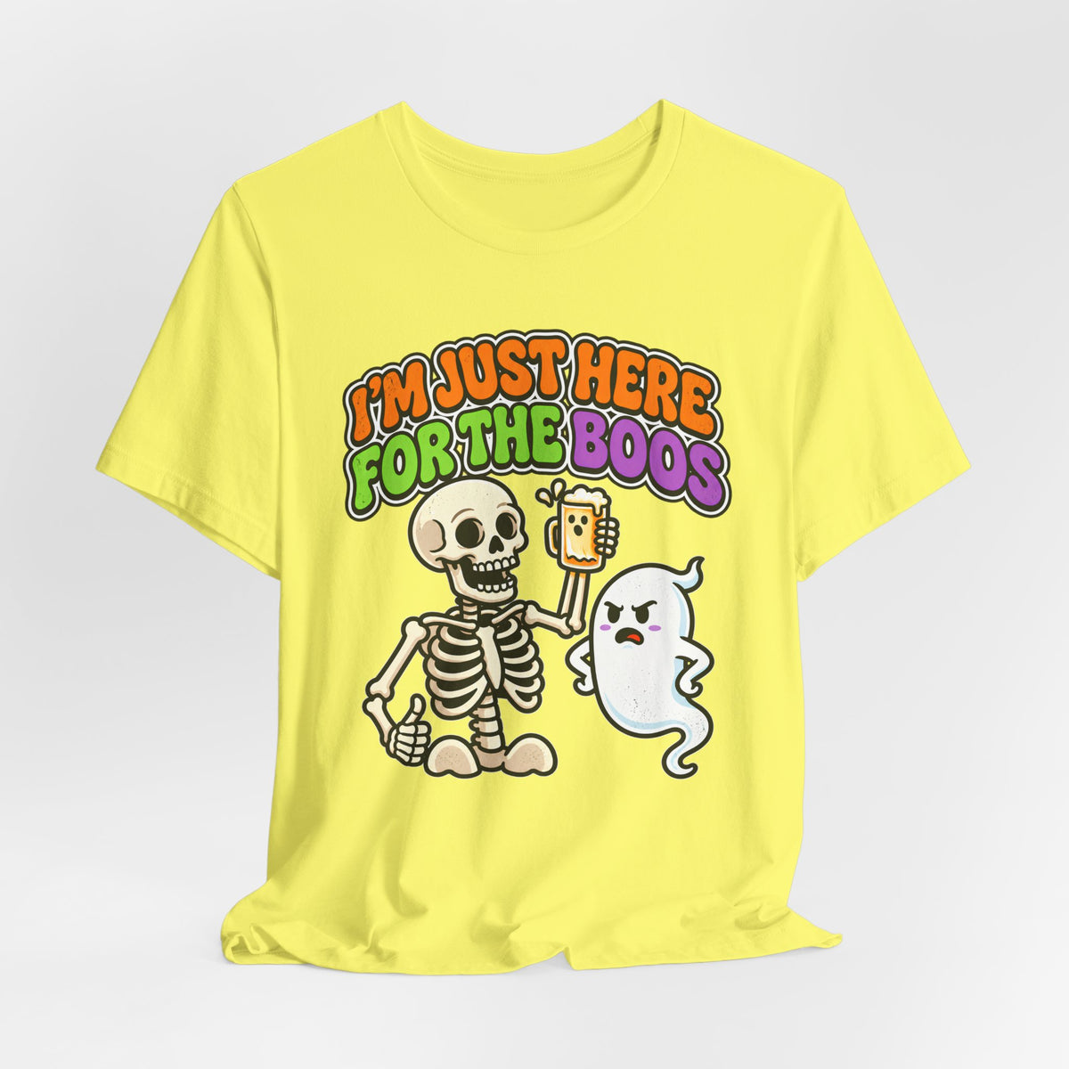 I'm Just Here for the Boos Funny Halloween Tee Shirt