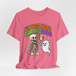 I'm Just Here for the Boos Funny Halloween Tee Shirt