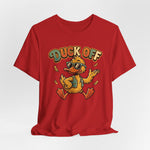 Duck Off Funny Retro Tee