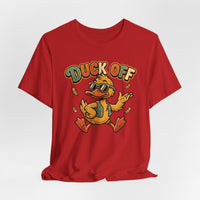 Duck Off Funny Retro Tee