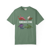 Someone's Lying Funny Dinosaur Tee