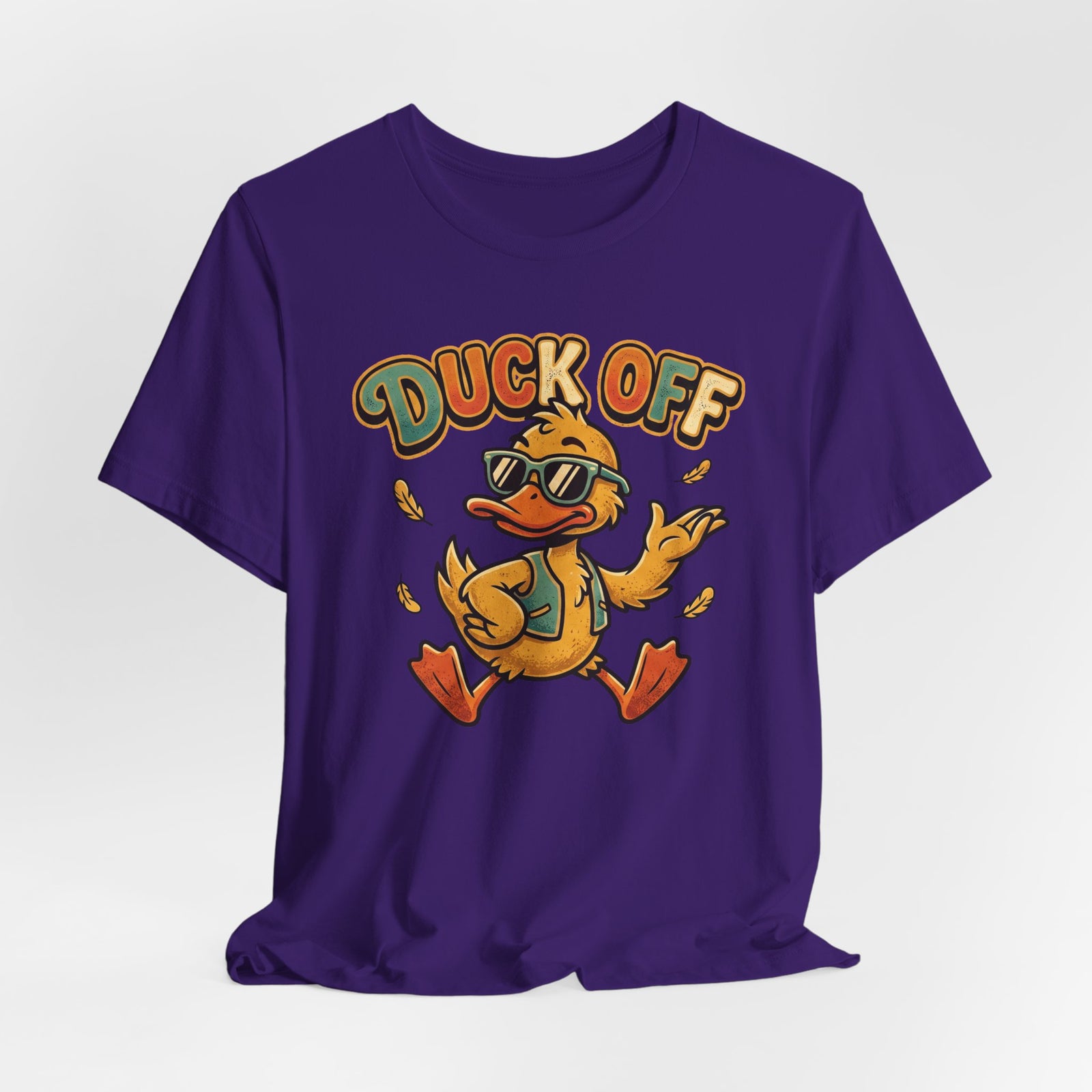 Duck Off Funny Retro Tee