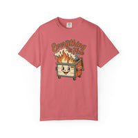 Everything Is Fine Funny Retro T-Shirt