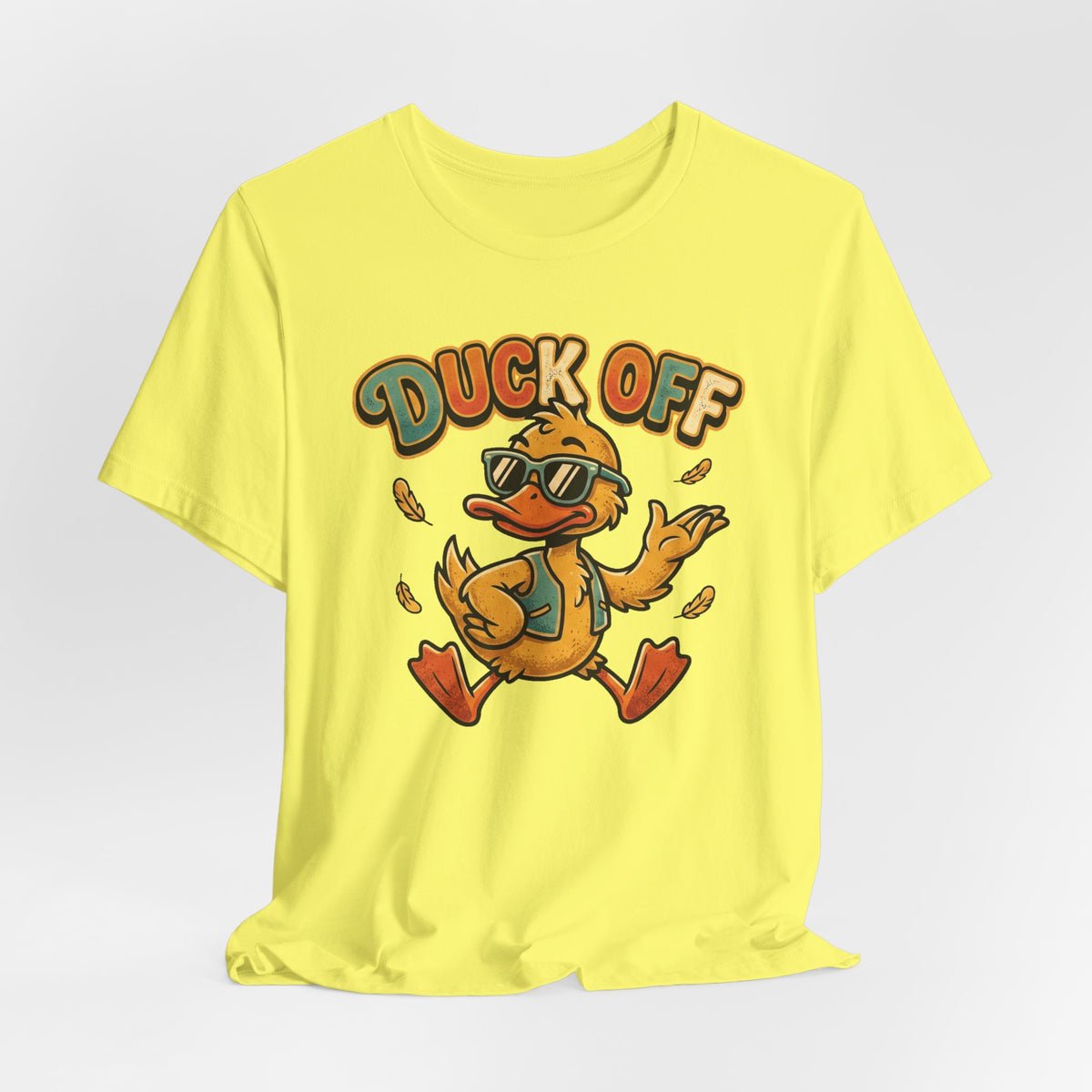 Duck Off Funny Retro Tee