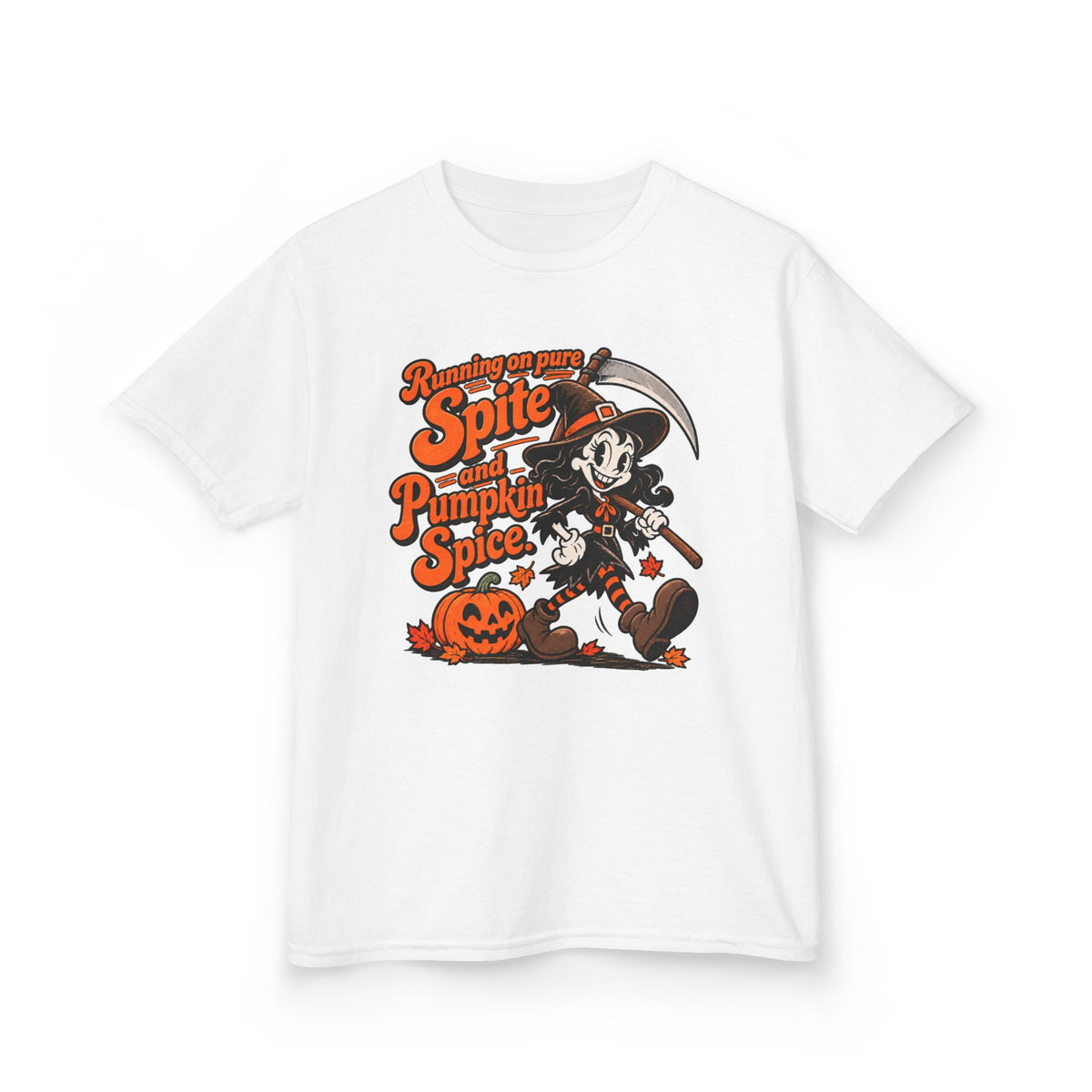 Running on Spite & Pumpkin Spice Holloween Tee