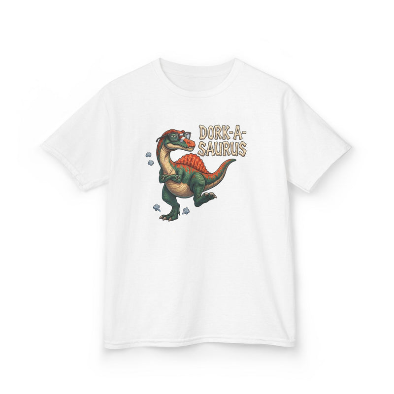 Dork-A-Saurus Funny Kids Dinosaur Tee