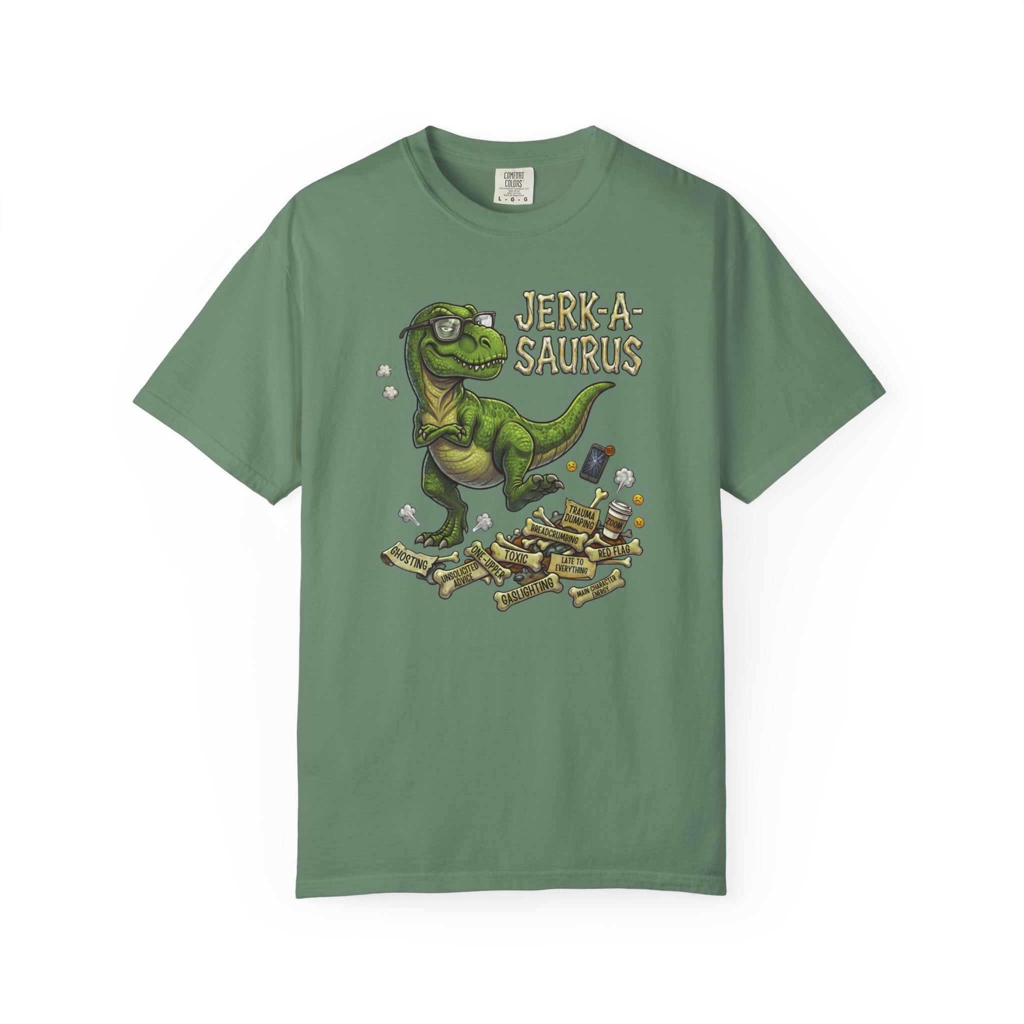 Jerk-A-Saurus T-Shirt | Unisex | Comfort Colors 1717