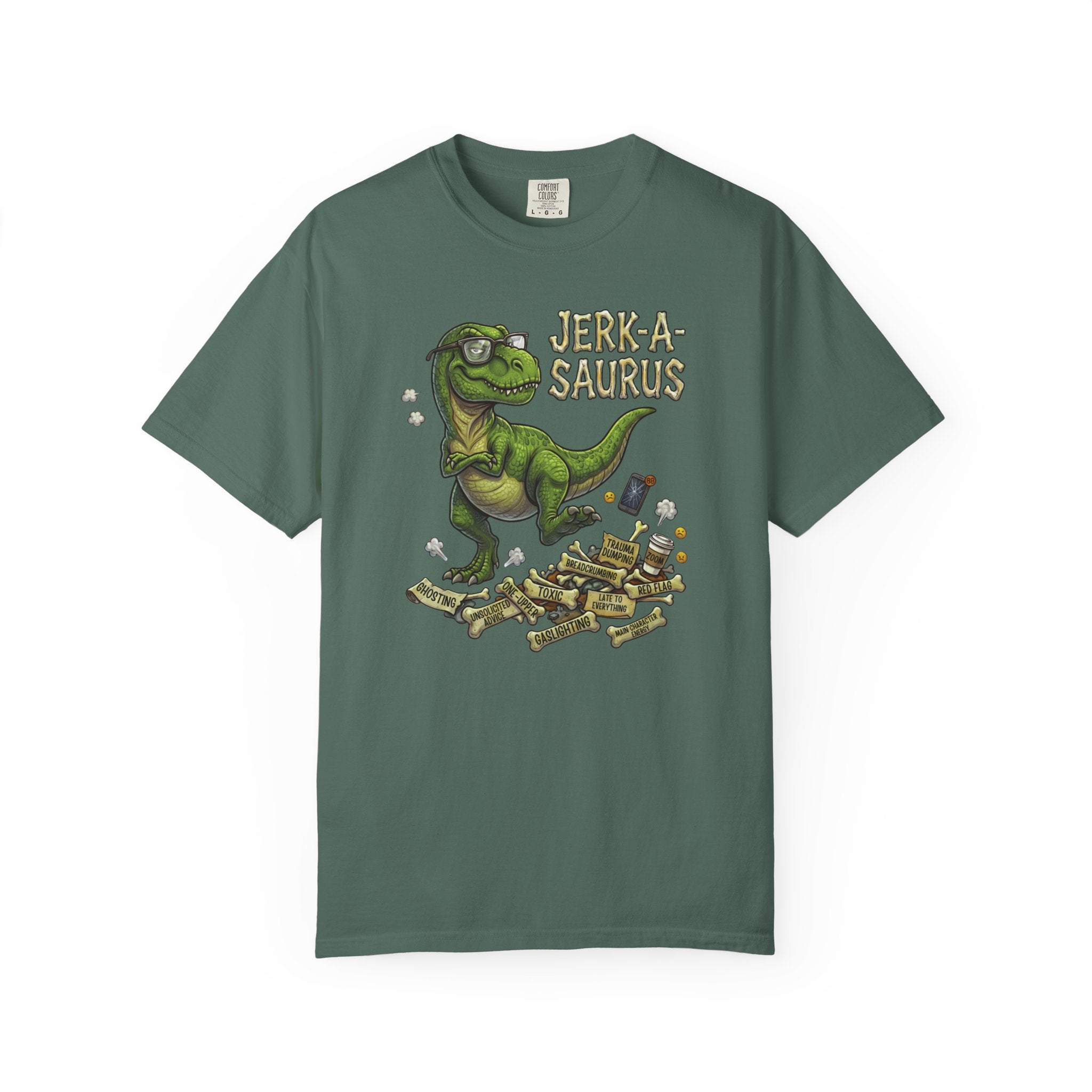 Jerk-A-Saurus T-Shirt | Unisex | Comfort Colors 1717