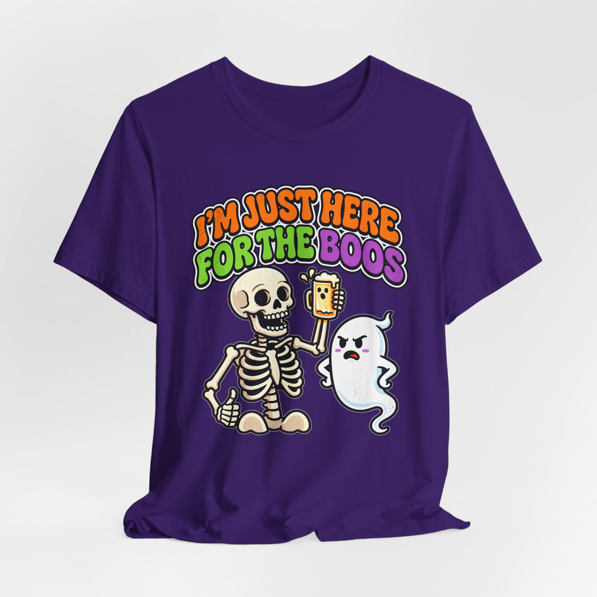 I'm Just Here for the Boos Funny Halloween Tee Shirt