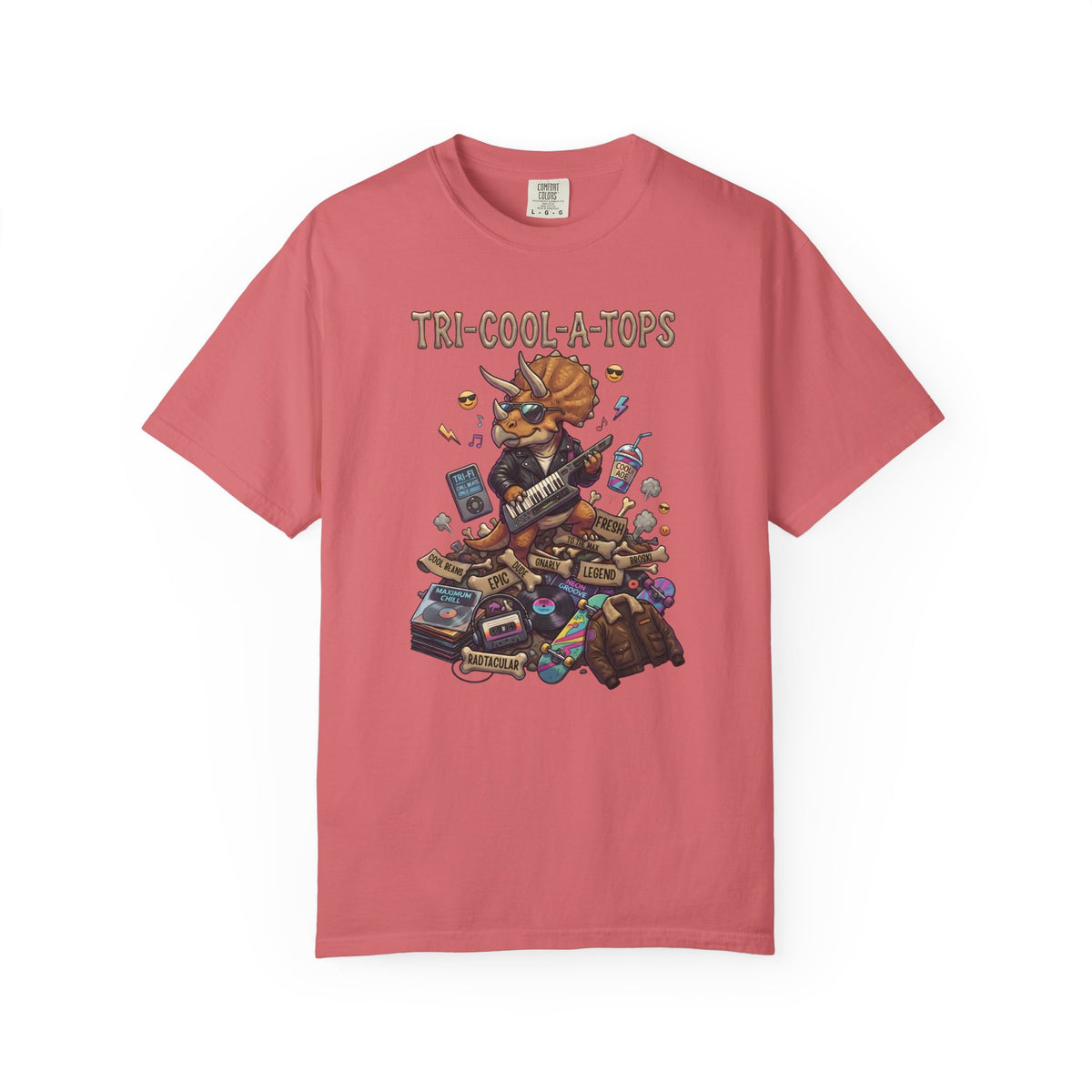 Tri-Cool-A-Tops Funny Dinosaur T-Shirt