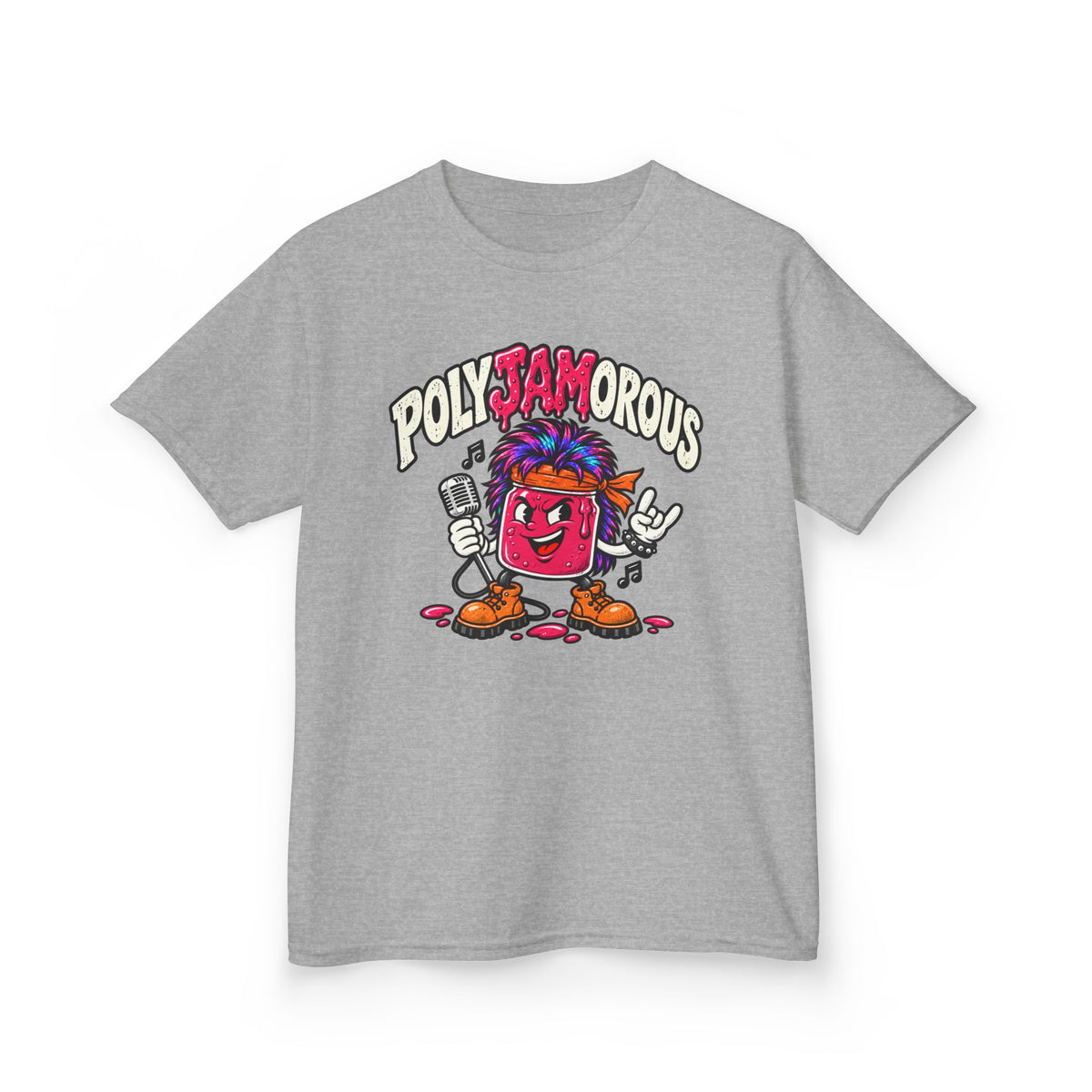 PolyJamorous Funny Retro Kids T-Shirt
