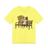 Nope Lulz Funny Retro Cat Tee