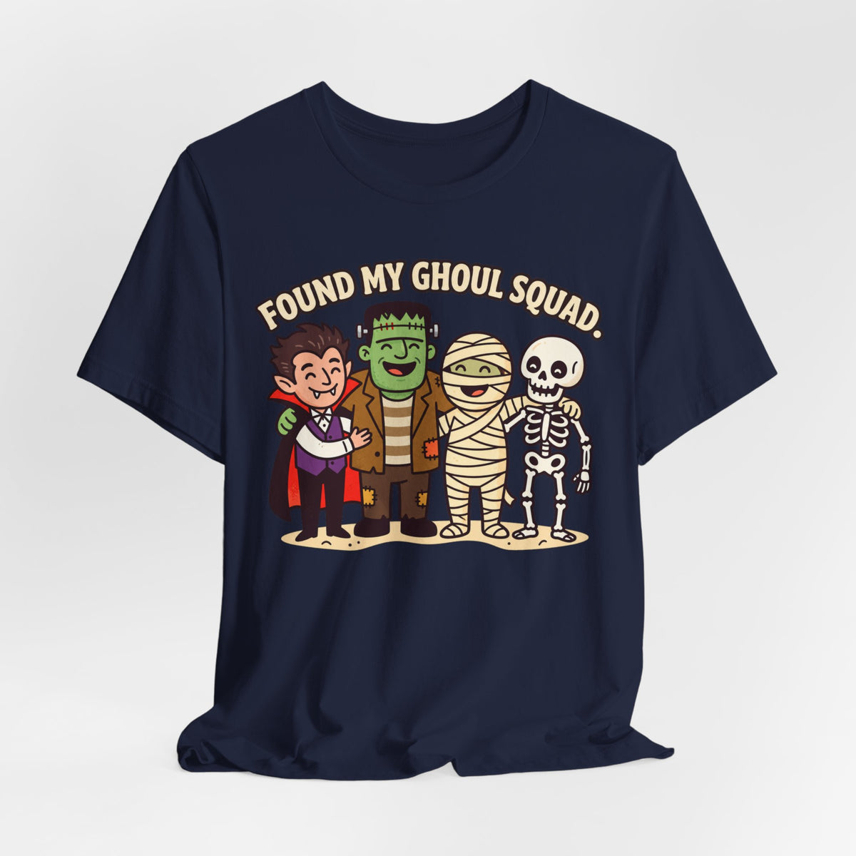Found My Ghoul Squad Cute Halloween T-Shirt
