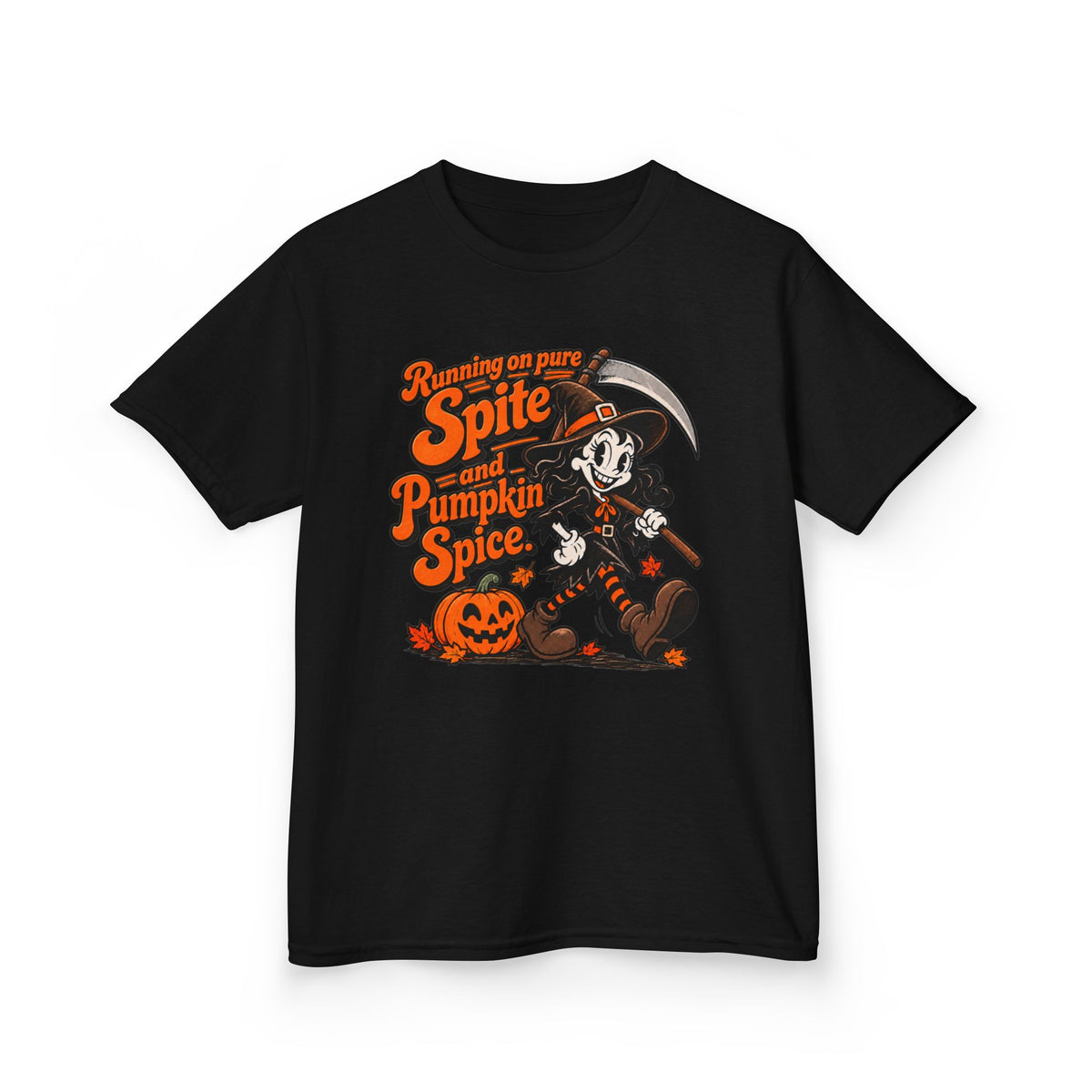 Running on Spite & Pumpkin Spice Holloween Tee