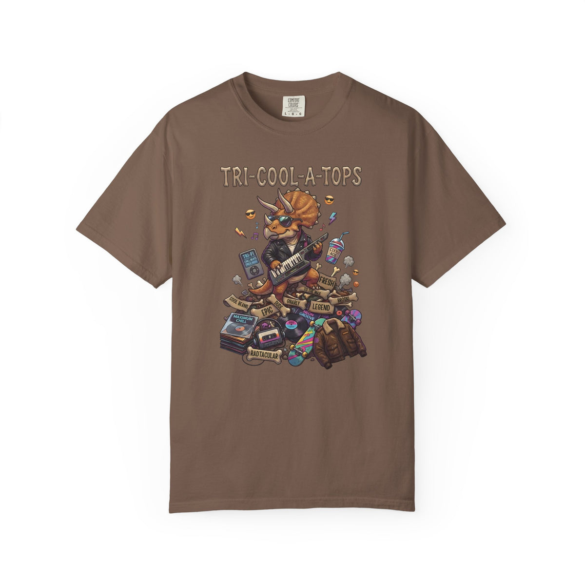 Tri-Cool-A-Tops Funny Dinosaur T-Shirt