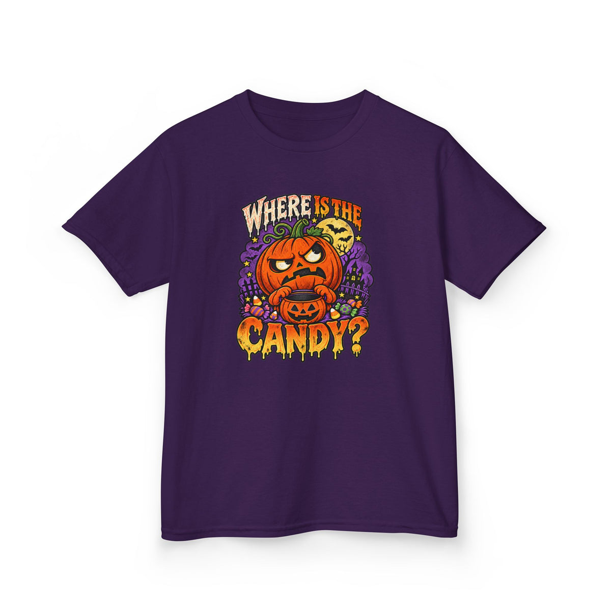 Where Is The Candy? Kids Halloween Trick-or-Treating T-Shirt