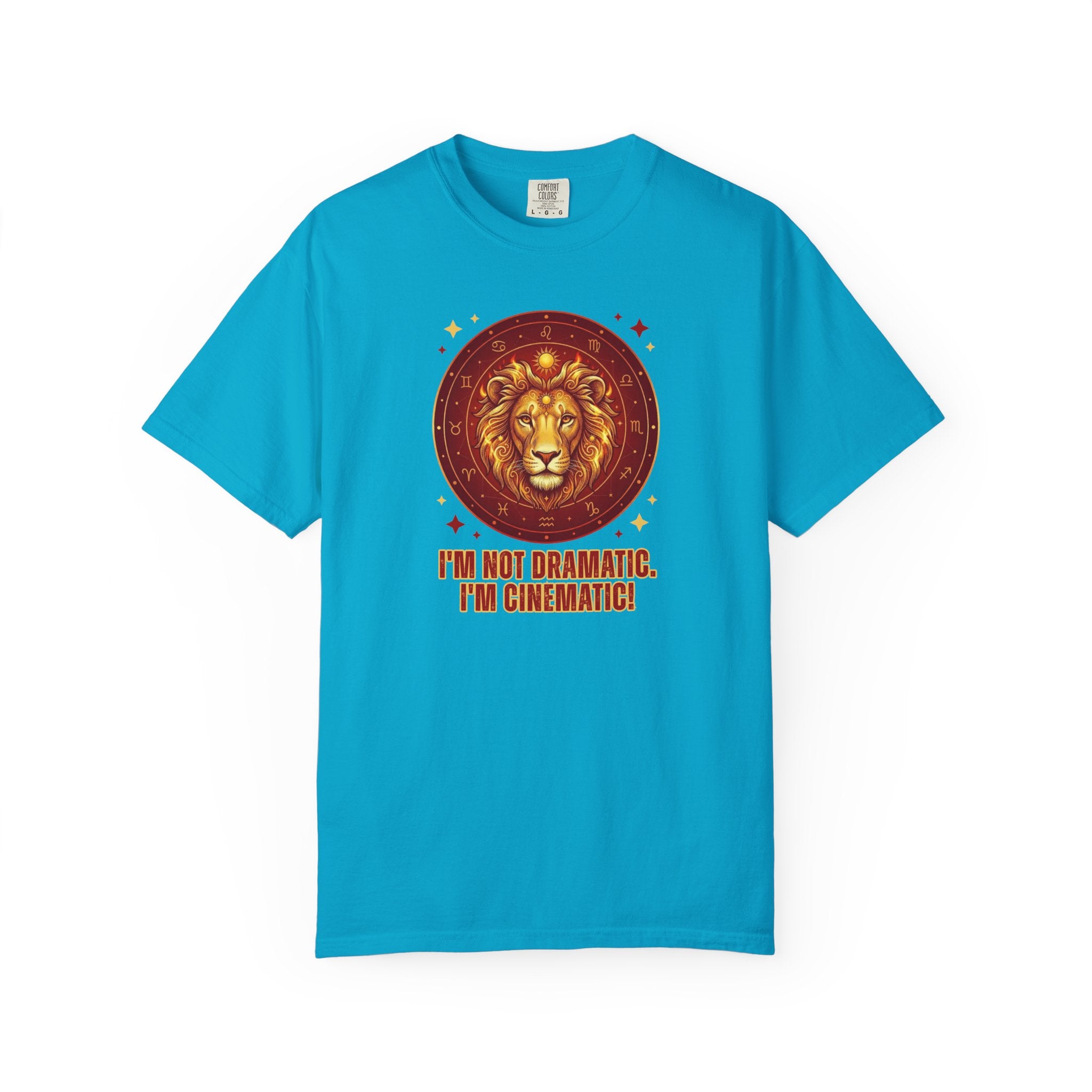 Funny Leo Zodiac Shirt | I'm Not Dramatic I'm Cinematic Tee | Astrology Gift for Women | Leo Birthday Shirt | Fire Sign Apparel | Leo Graphi