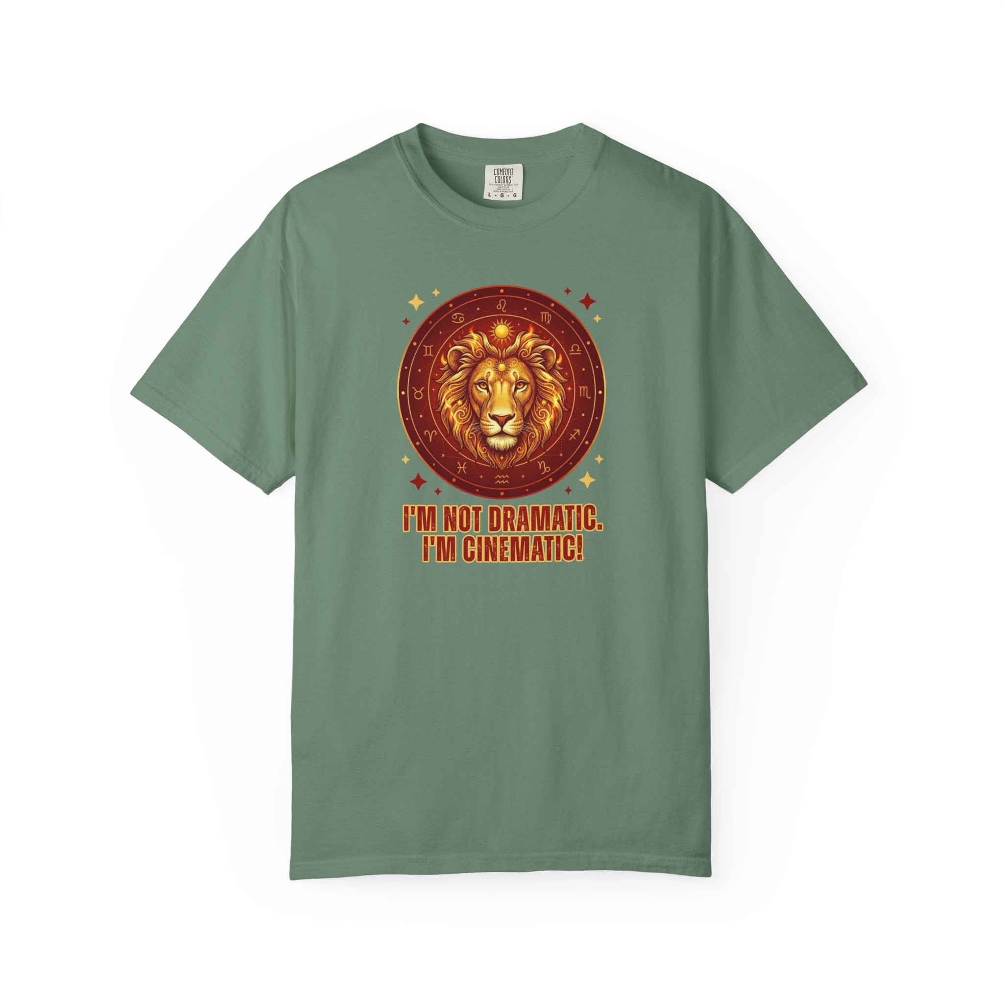 Funny Leo Zodiac Shirt | I'm Not Dramatic I'm Cinematic Tee | Astrology Gift for Women | Leo Birthday Shirt | Fire Sign Apparel | Leo Graphi