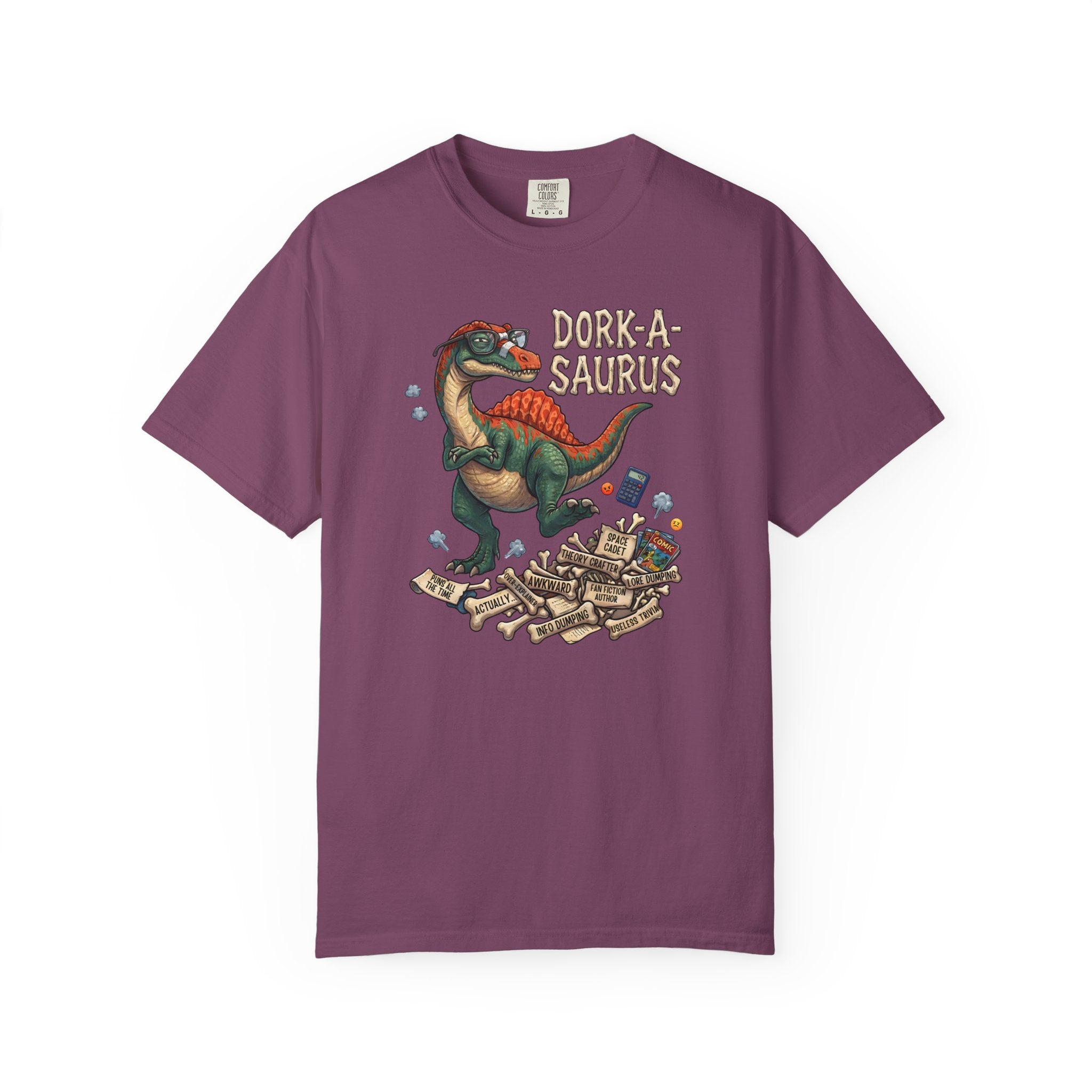 Dork-A-Saurus T-Shirt | Unisex | Comfort Colors 1717
