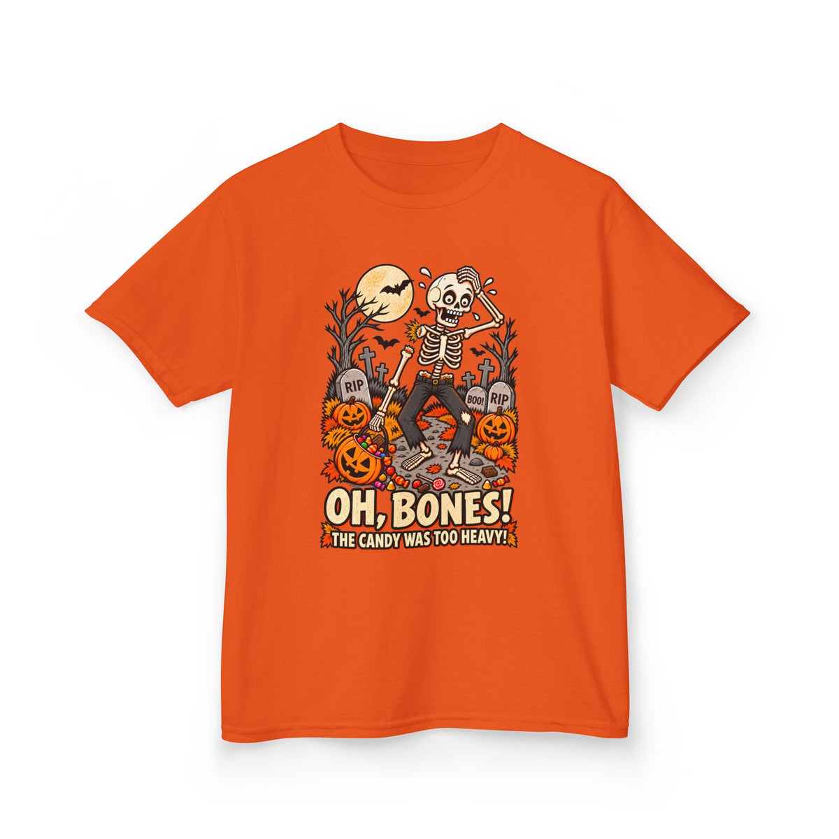 Oh, Bones! The Candy Was Too Heavy Trick-or-Treat Shirt