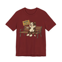 Nope Lulz Funny Retro Cat Tee
