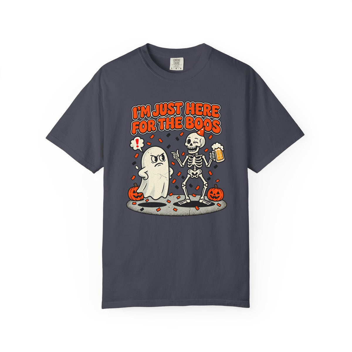 I'm Just Here for the Boos Funny Halloween Tee