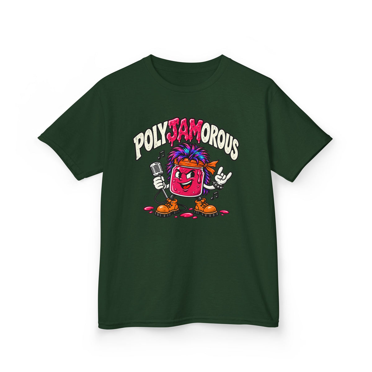 PolyJamorous Funny Retro Kids T-Shirt
