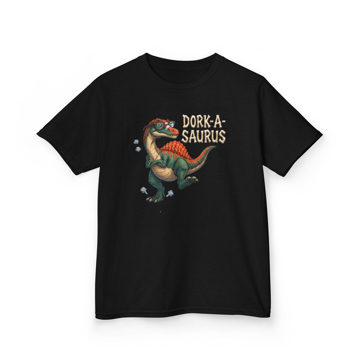 Dork-A-Saurus Funny Kids Dinosaur Tee