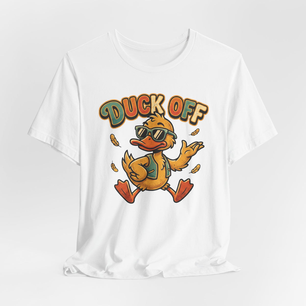 Duck Off Funny Retro Tee