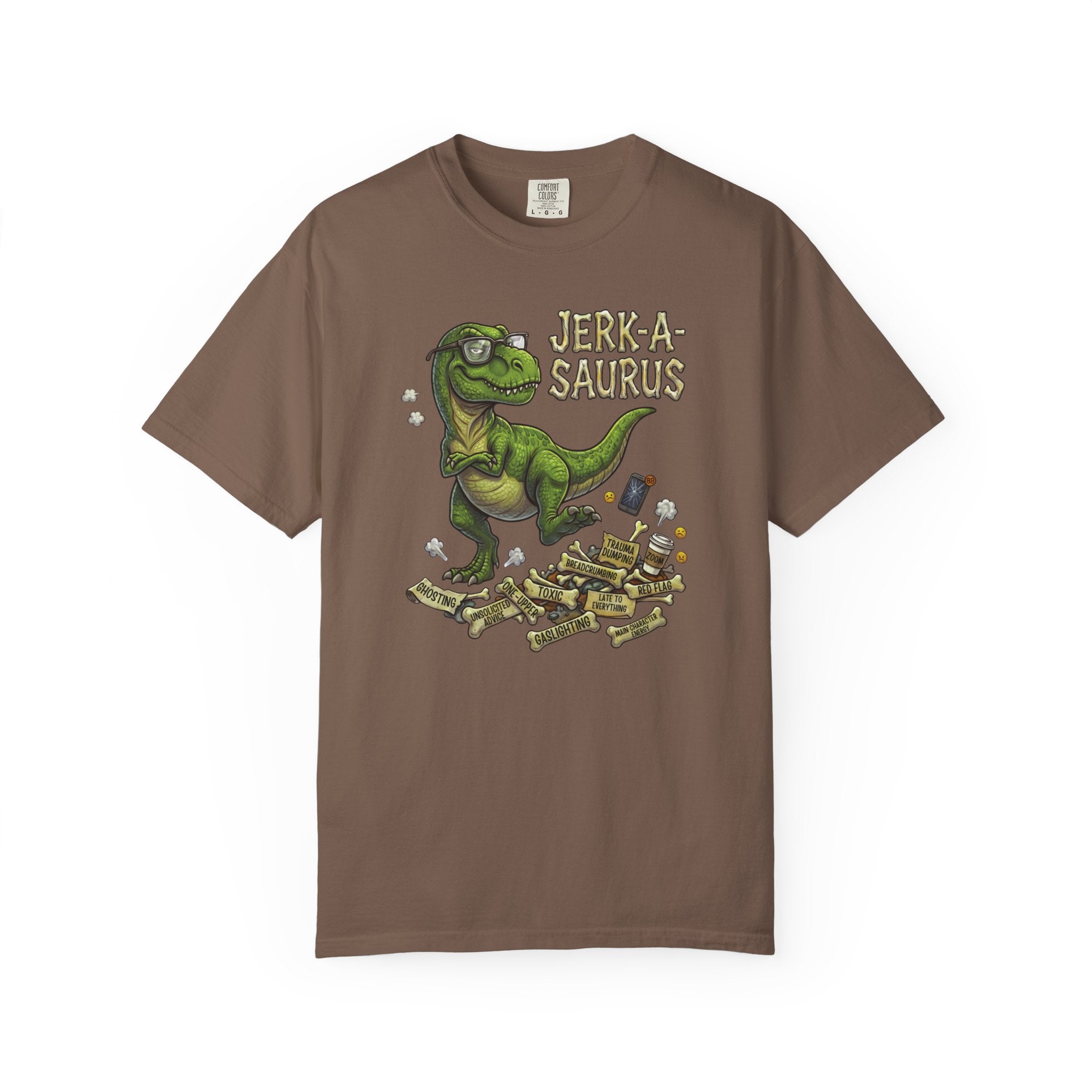 Jerk-A-Saurus T-Shirt | Unisex | Comfort Colors 1717