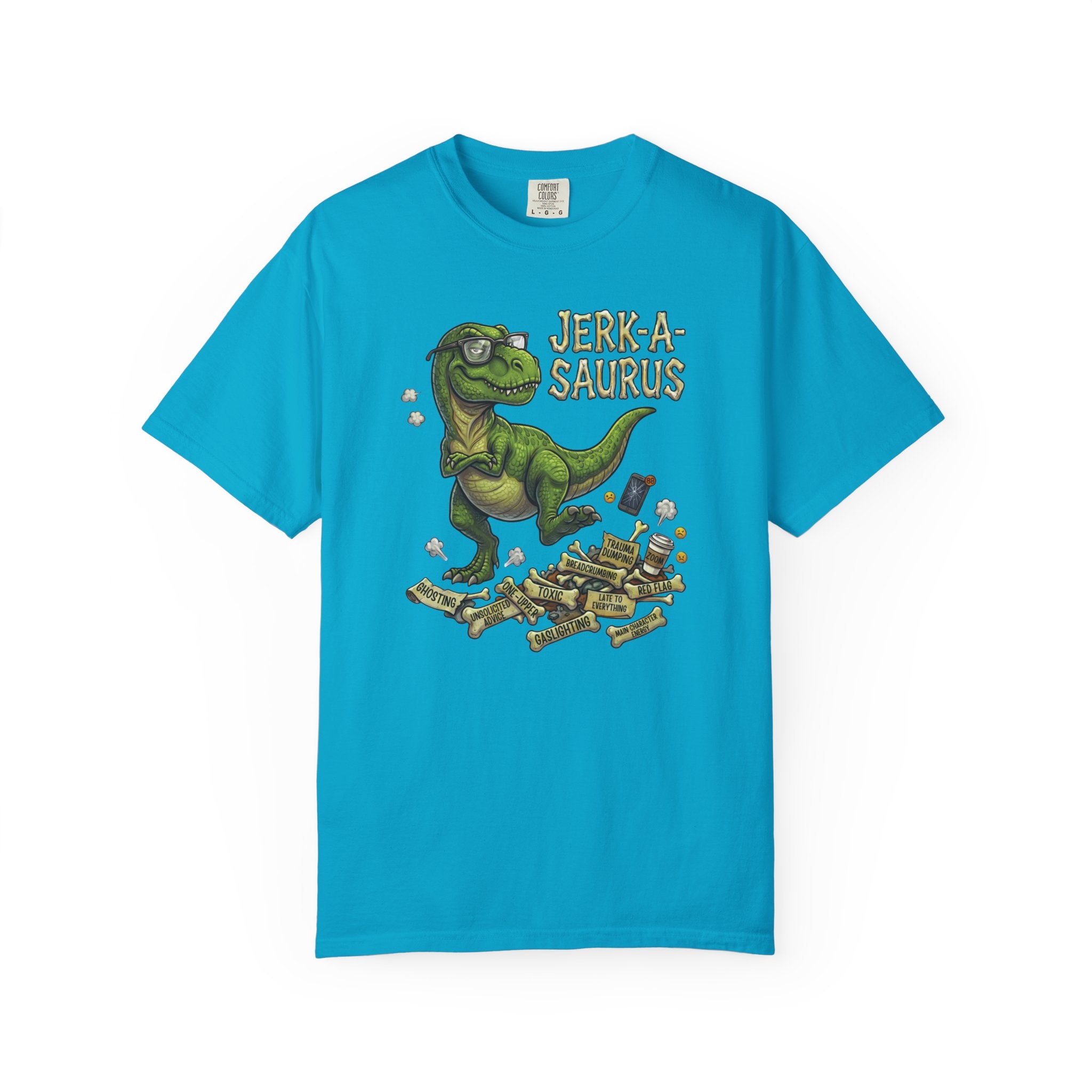 Jerk-A-Saurus T-Shirt | Unisex | Comfort Colors 1717