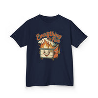 Everything Is Fine Funny Kids T-Shirt